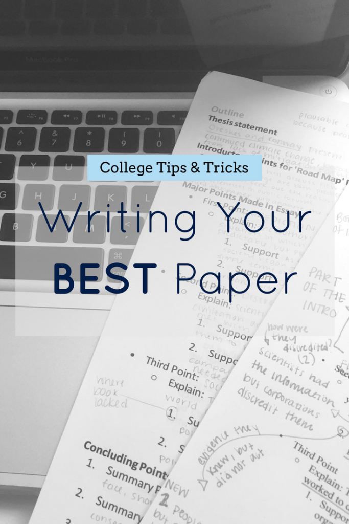 Writing Your BEST Paper